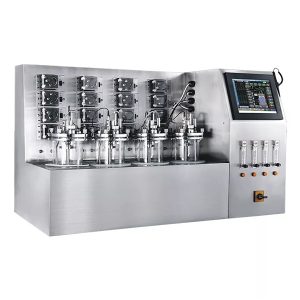 mitme paralleelse klaasfermentaatori bioreaktori süsteem